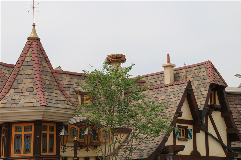 KEBA Durable Fire-resistant Composite Cedar Shake Roofing on Shingles9