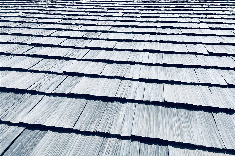 KEBA Durable Fire-resistant Composite Cedar Shake Roofing on Shingles12