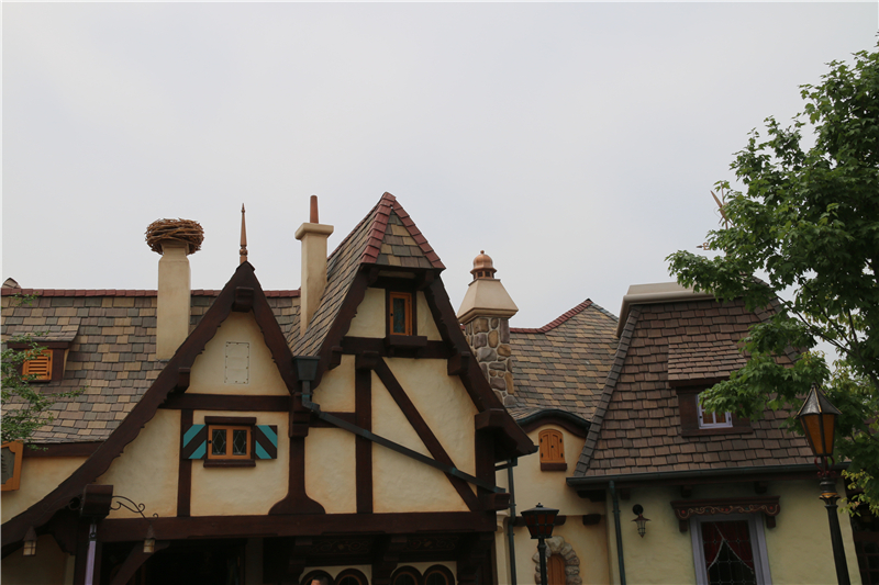 KEBA Durable Fire-resistant Composite Cedar Shake Roofing on Shingles10