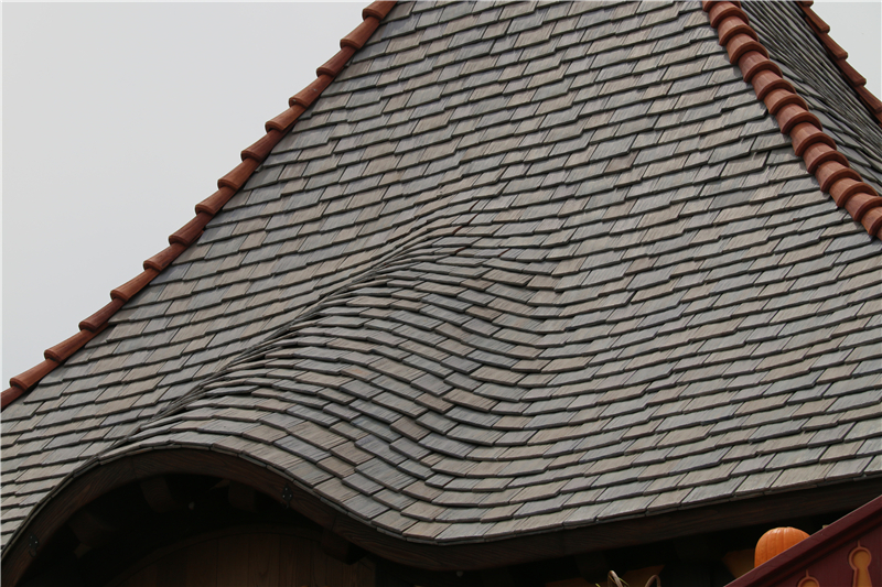 KEBA Durable Fire-resistant Composite Cedar Shake Roofing on Shingles11